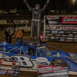 Timothy Culp raced to the $5,000 CCSDS March Madness win on Saturday, March 15 at Springfield (Mo.) Raceway.