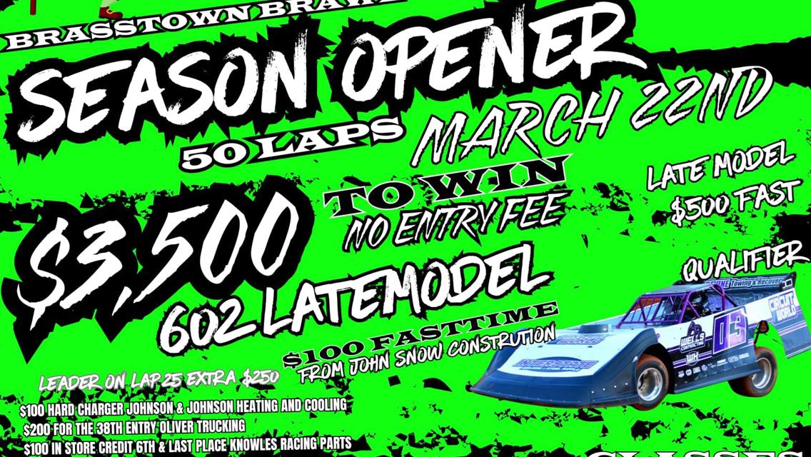 Tri-County Race Track Grand Re-Opening March 22