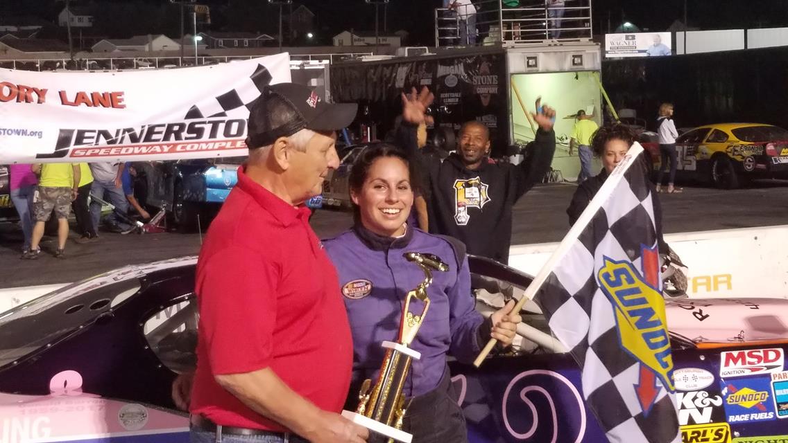 Lauren Butler Goes Two For Two At Jennerstown Speedway Saturday Night