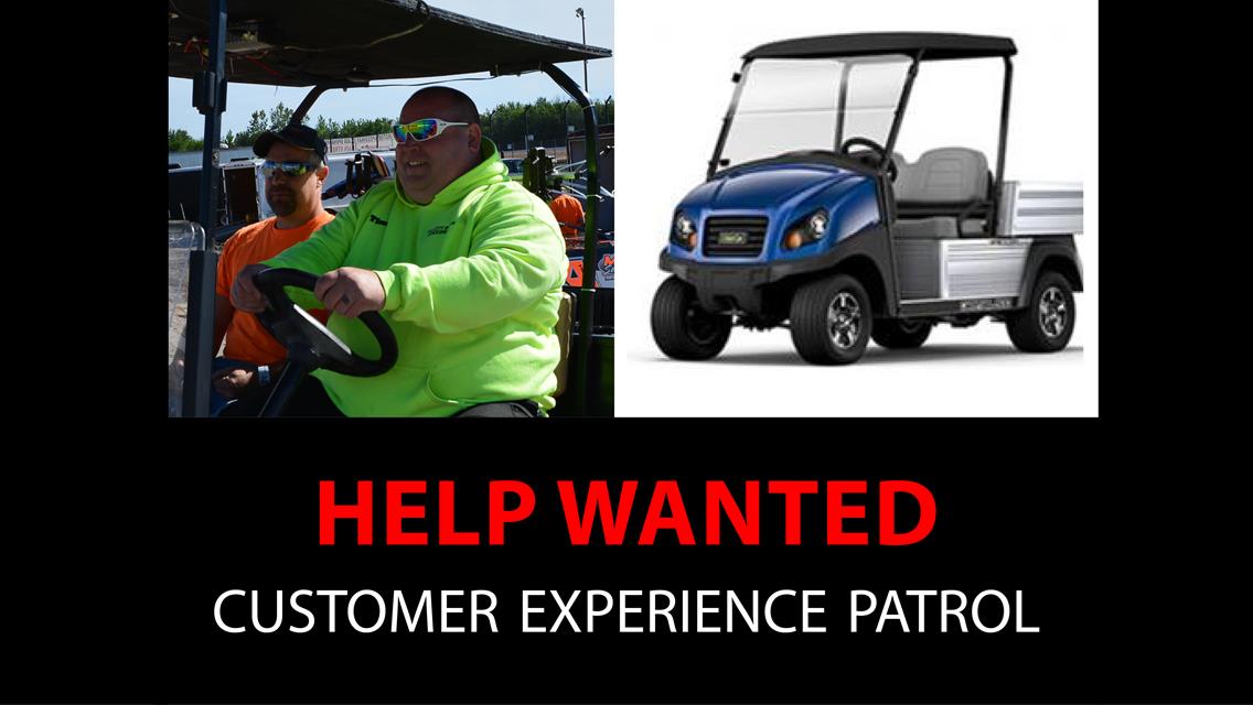 Help Wanted - Customer Experience Patrol