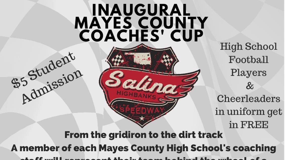 Football Coaches Set to Faceoff in “Mayes County Coaches’ Cup” Grudge Race Sept. 9th