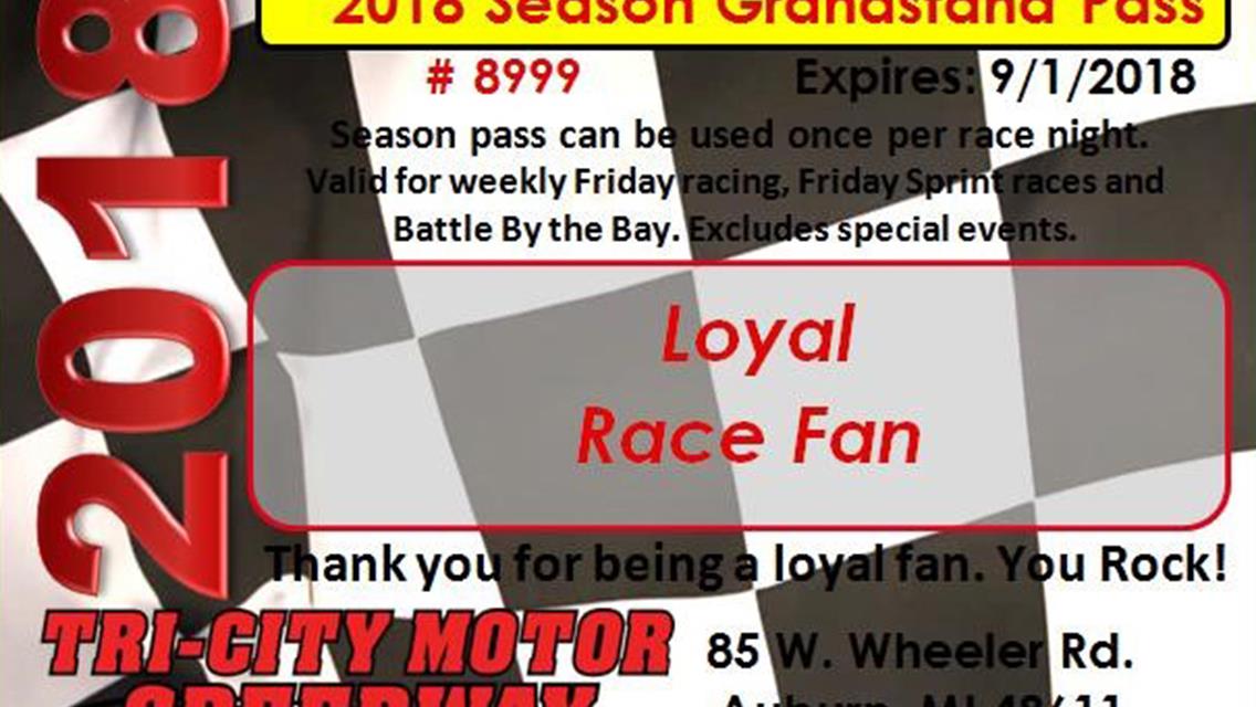 2018 Season Pass Special Offer