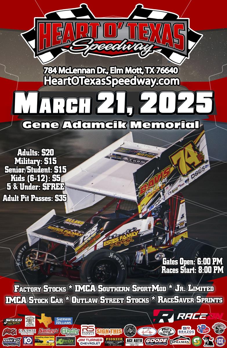 Gene Adamcik Memmorial - IMCA RaceSaver Sprint Cars