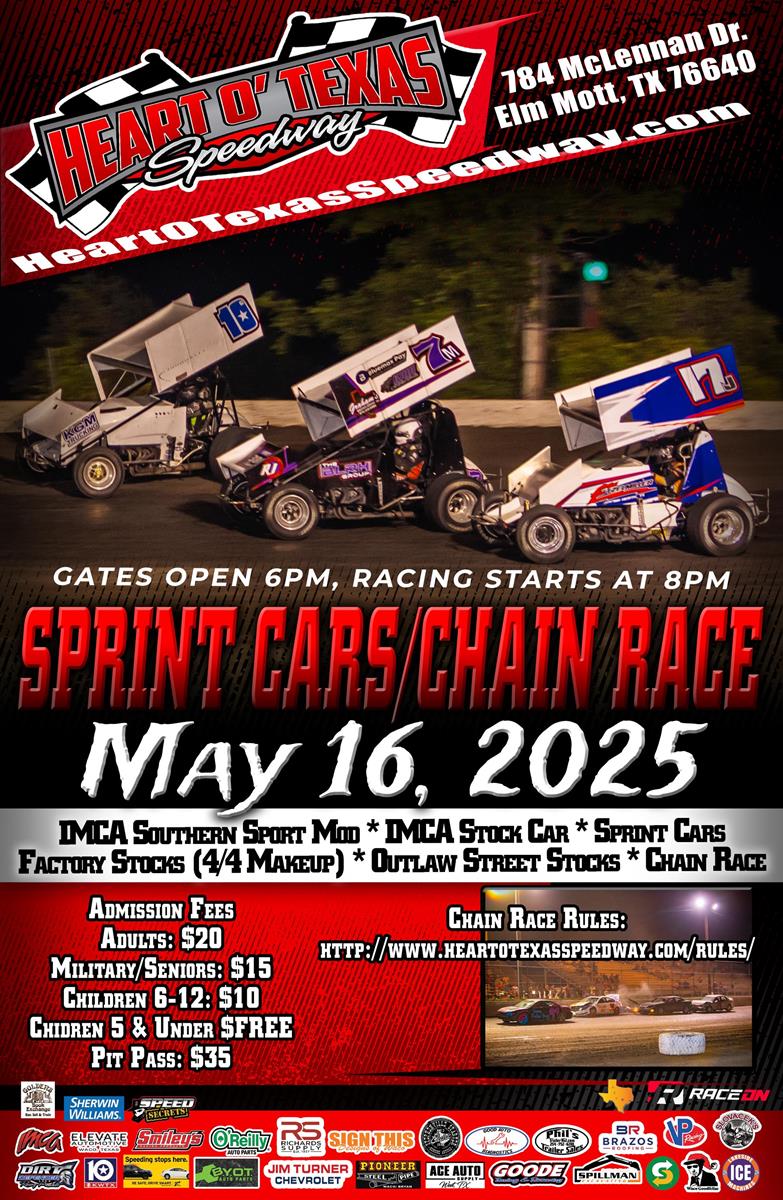 Racesaver Sprints - BYOT Chain Race - Factory Stock Makeup