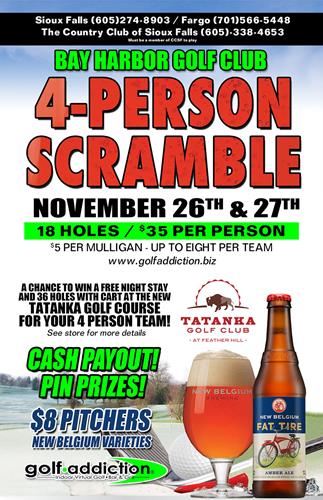 4 Person Scramble!