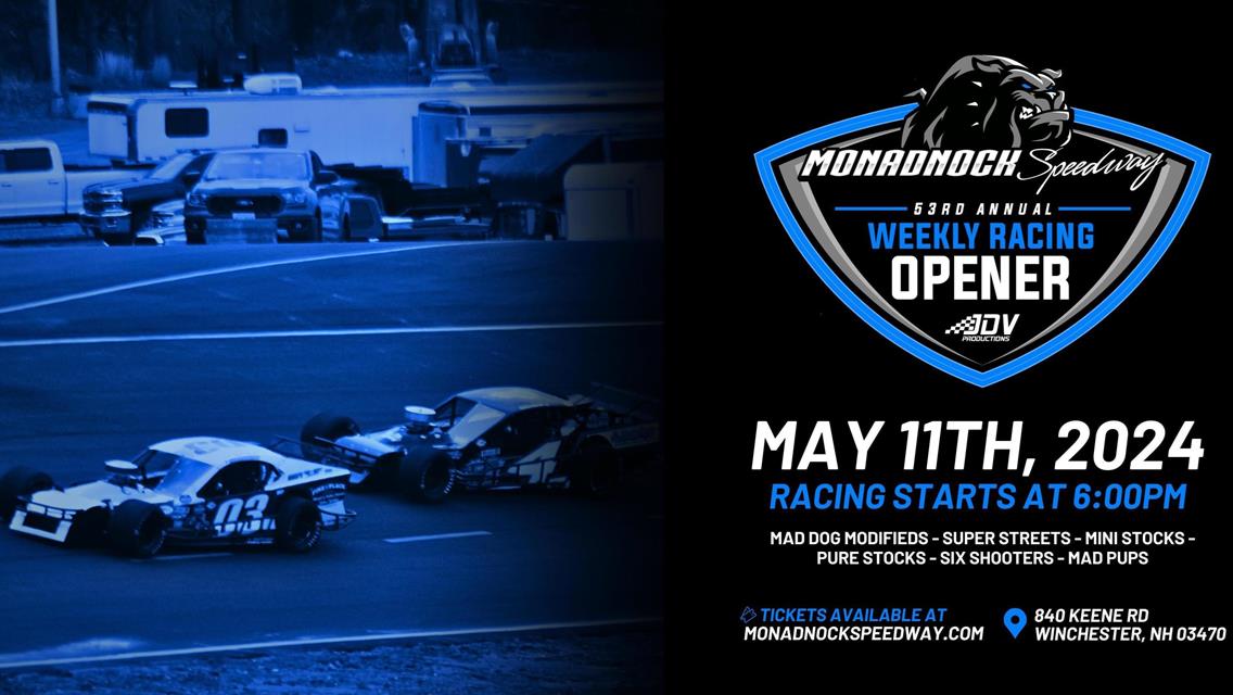 May 11 - Weekly Racing Opener