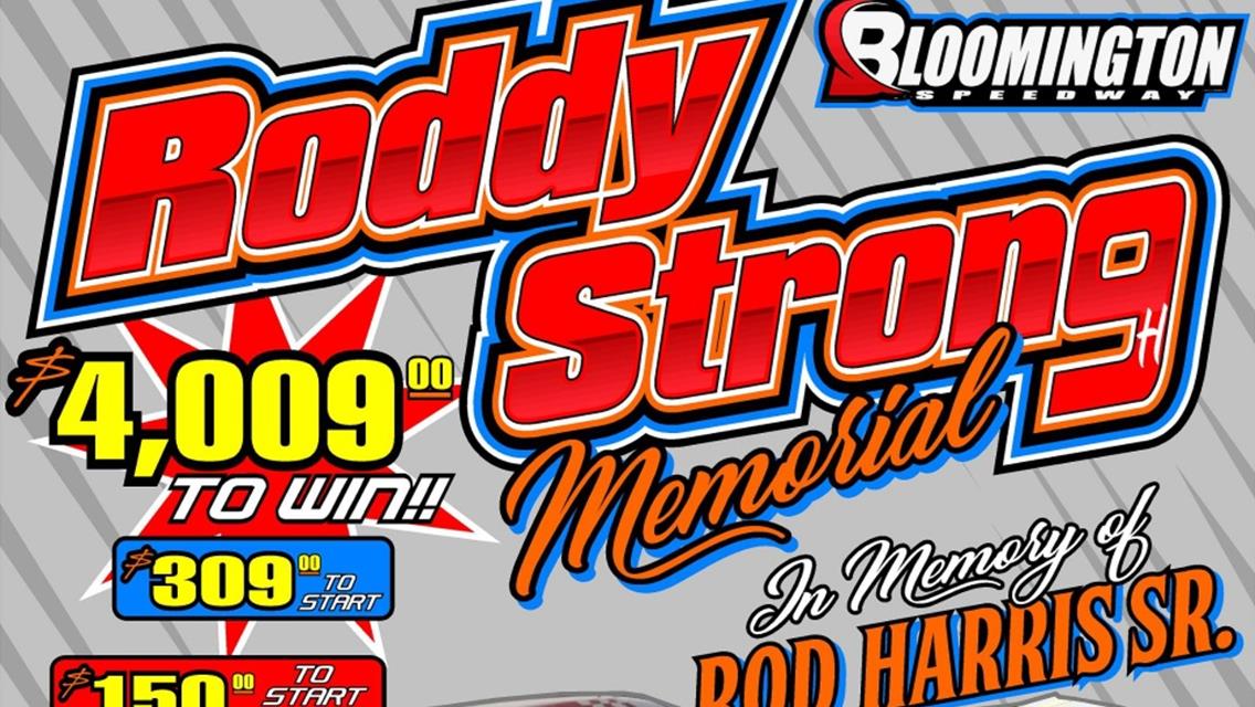 Roddy Strong Memorial May 13th Brings an Awesome Purse to UMP Modifieds At Bloomington Speedway