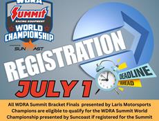  WDRA Bracket Finals Registration