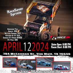IMCA RaceSaver Sprints and Weekly Racing Action 4/12/24