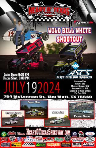 ASCS Elite Outlaw Sprint Cars - Wild Bill White Shootout 7/19/24