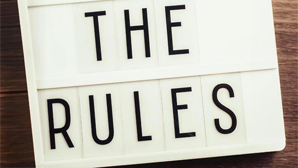 2025 COS Rules UPDATES