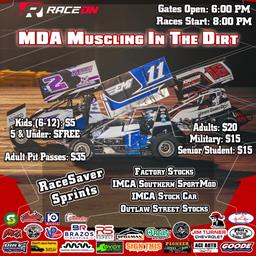 MDA Muscling In The Dirt - RaceSaver Sprints and Weekly Racing Action