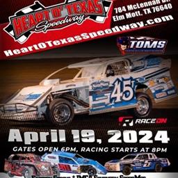 Touring Outlaw Modified Series invades HOT Speedway 4/19/24